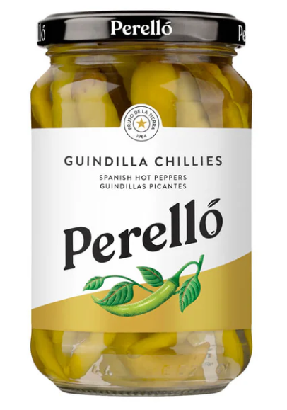 Perello Hot Guindilla Chillies, 130g