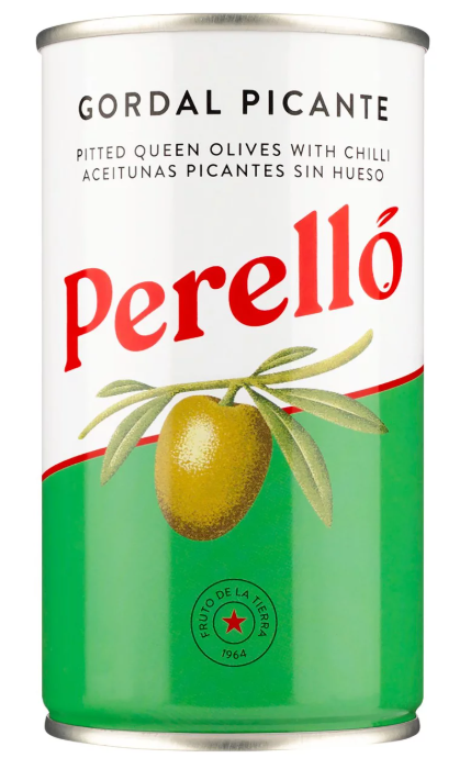 Perello Gordal Spicy Pitted Olives 150g