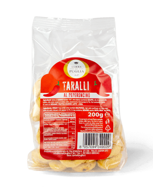 'Terre di Puglia' Chilli Taralli
