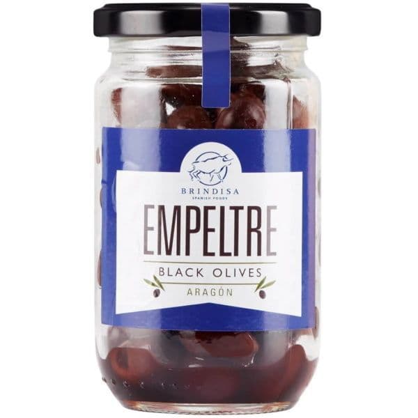 Brindisa Empeltre Black Olives 180g